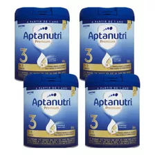 Kit C/4 Fórmula Infantil Danone Aptamil Premium 3 800g