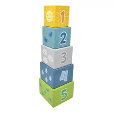 Brinquedo Para Bebê De Empilhar Montessori Torre Divertida