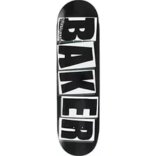 Baker Skateboards Brand Logo Negro / Blanco - 8.25'' X 31.87