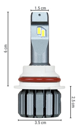 Focos Led 9007 Vw Jetta A4 00-07 Faros Premium Gama Alta Luz Foto 5