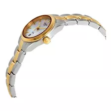 Reloj Tissot Pr 100 Esfera Mother Of Pearl Bicolor Boleta Color De La Correa Plateado Y Oro Color Del Bisel Oro Color Del Fondo Blanco