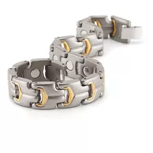 Pulsera Para Hombre, Brazalete Magnético De Energía Y Salud