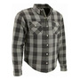 Milwaukee Leather Mpm1630 Camisa De Franela A Cuadros Con