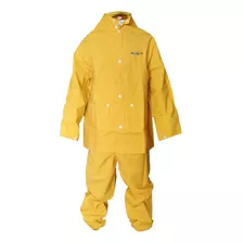 Traje De Lluvia Pvc Amarillo Impermeable Bil-vex