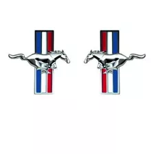 Mustang Emblemas Laterales Metálicos, Caballo 2 Piezas