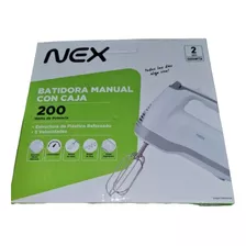Batidora Manual Con Caja Nex 200w 5 Vel 2 Batidora De Masas 