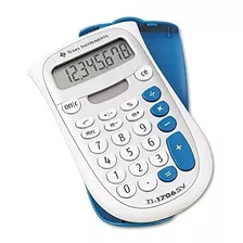 Calculadora De Bolsillo De Mano Ti-1706sv, Lcd De 8 Dígitos.