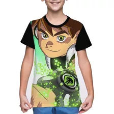 Camiseta/camisa Infantil Ben 10 - Desenho Animado 