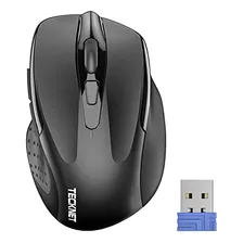 Mouse Inalambrico Teck Net Pro Usb Ergonomico Negro