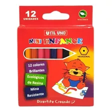 Lápiz De Color Corto De 12 U Pack X 6 Cajitas Mayorista