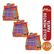 Mentos Rollo Caramelos Masticables Sabor Fanta