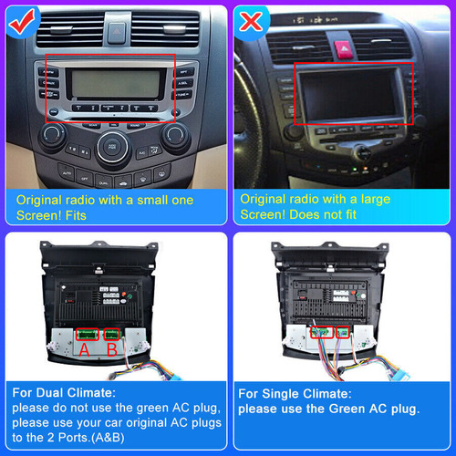 Estreo Android 10 Carplay De 2 Gb Para Honda Accord 2003-20 Foto 3