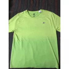 Playera Deportiva Starter Talla Grande_verde Limón