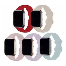 Bifeiyo 5 Pack Compatible With Apple Watch Band 38mm 40mm Sm