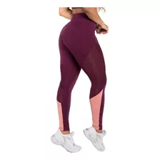 Calça Legging Fitness Com Tela