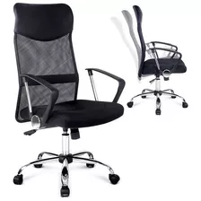 Silla De Escritorio Ejecutiva Ergonómica Negra Regulable 