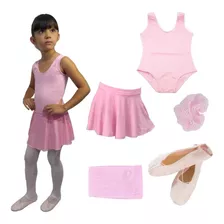 Kit De Balé Regata Rosa Lindo Ballet Rosa Bailarina Bale