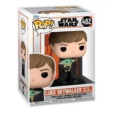 Funko Pop Luke Skywalker With Grogu #482 - Star Wars Mandalo