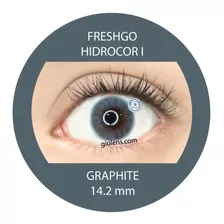 Pupilentes Freshgo Hidrocor Super Natural Graphite