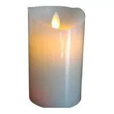 Conjunto 6 Velas Led Grande Parafina Movimento Chama Viva