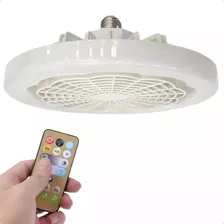 Ventilador De Teto Silencioso Com Luminária Led Rgb