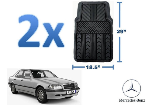 Kit Tapetes 4 Piezas Mercedes Benz C220 1995 Race Track Foto 3