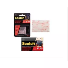 Pack 12 Sujetadores 3m Scotch Fijación Extrema 2.54x2.54cm