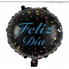 Globos Metalizados Feliz Día Por Mayor Pack Por10