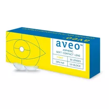 Lentes De Contacto Graduados Aveo Vision 1 Dia Caja C/30 Pz