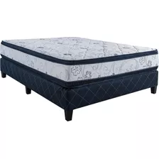 Sommier Americana Divino Super Densidad 1 1/2 Plaza De 188cmx108cm Azul