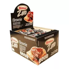 1 Caixa Barra Cereal Brownie Zero Açúcar 24u X 25g - Ritter