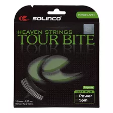 Corda Solinco Tour Bite 16l 1.30mm Prata - Set Individual