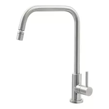 Torneira Tramontina Angolare 94520020 Aço Inox De Bancada Acabamento Scotch Brite