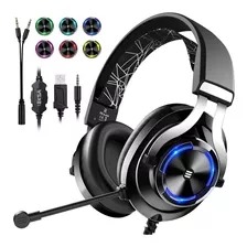 Auriculares Gamer Eksa E3000 Rgb Multiplataforma Pc Ps4 Xbox