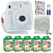 Cámara Instantánea Instax Mini 9 Color Blanco Ahumado...