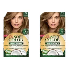  Coloraçao Soft Color 71 Louro Acinzentado - Kit C/2un