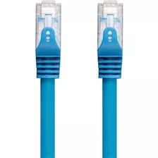 Cable De Conexión Ethernet Cat6 25 Pies Azul Sin En...