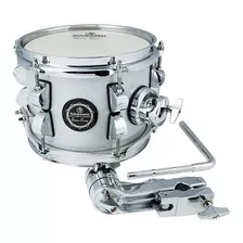 Caixa Nagano Bateria New Beat 8x6 Tom Holder Silver Sparkle Cor Do Casco Cinza