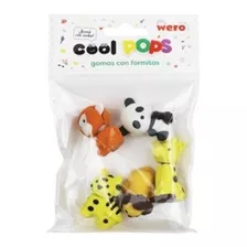 Gomas De Borrar Wero Formas De Animales - Pack X5