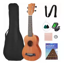 Ukulele Soprano Cuerpo Caoba Mate Acustico Ukelele21 Pulgada