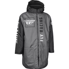 Chamarra Fly Racing Pit Coat Negro/gris