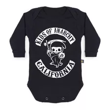 Roupa De Bebê Sons Of Anarchy Kids Preta