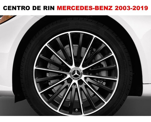 Kit De 4 Centros De Rin Mercedes-benz C Class 03-19 75 Mm Foto 2