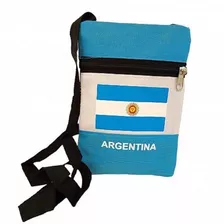 Cartera Carterita Argentina Colgante Con Cierre Pack X3