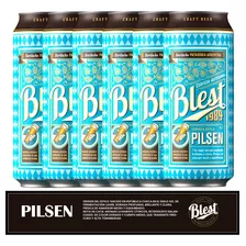 Cerveza Blest Pilsen - Pack X 6 Latas X 473 Ml