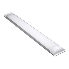 Luminaria Tubular Slim Led Sobrepor 20w 6500k 60cm Calha