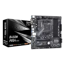 Motherboard Asrock B450m Pro4 R2.0 Am4 Ryzen 5000-4000-3000