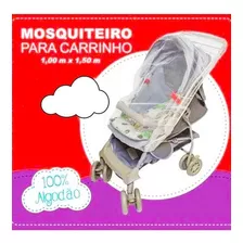 Tela Protetora Anti Mosquito Para Carrinho Bebe Seguro Bambi