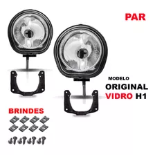 Par Cibie Auxiliar Farol Milha Vidro Fiat H1 Lampadas