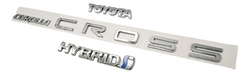 Toyota Corolla Cross Emblemas Foto 3